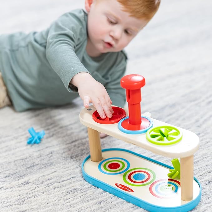 Match & Push Spinning Tops | Melissa & Doug