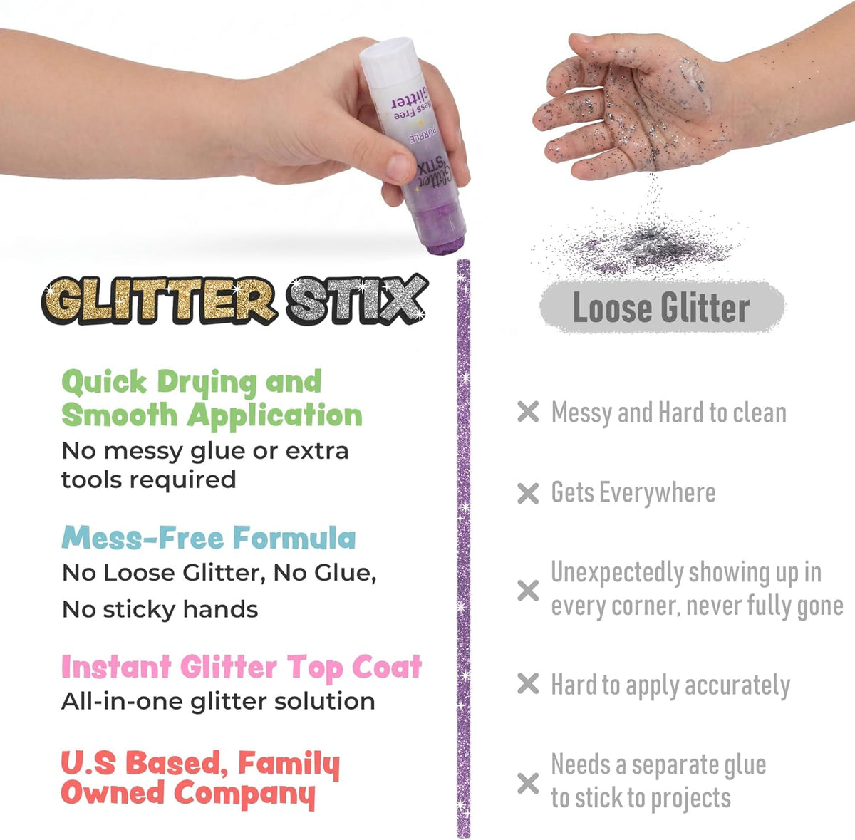 Glitter Stix - Set of 12