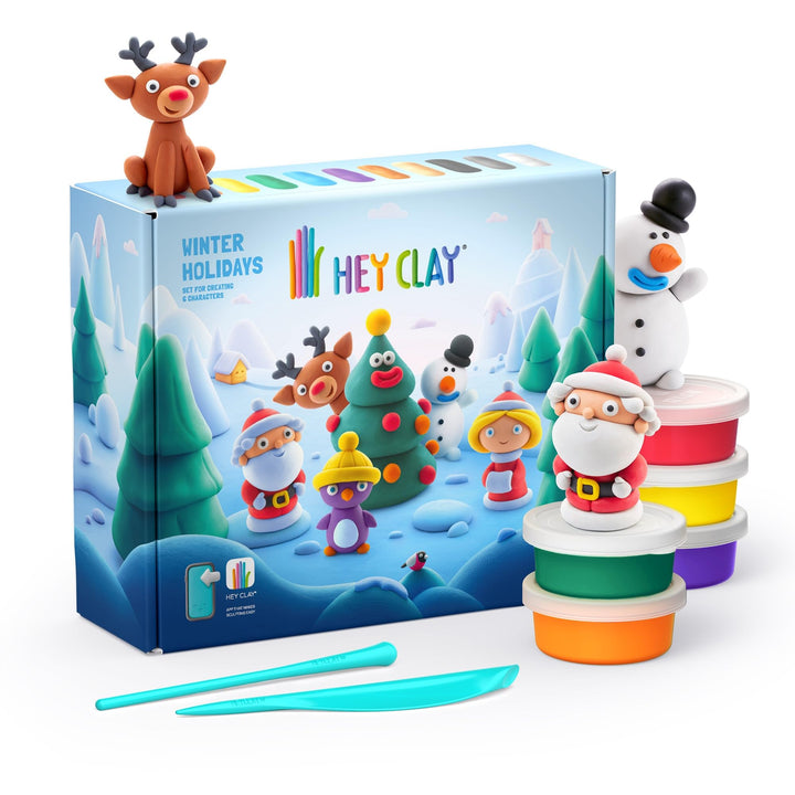 Hey Clay Winter Holidays Set | Fat Brain Toy Co