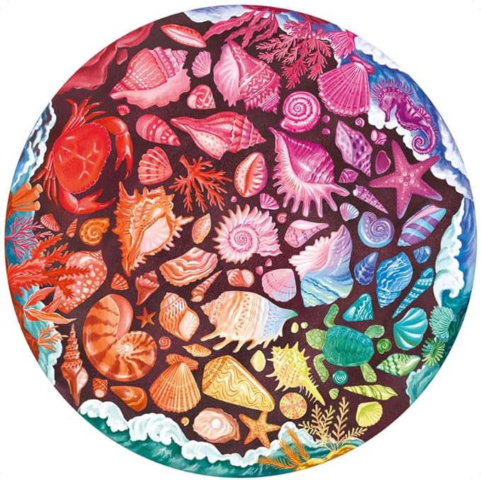 Seashells - 500pc Round Puzzle | Ravensburger