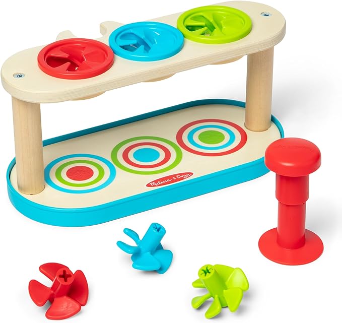 Match & Push Spinning Tops | Melissa & Doug