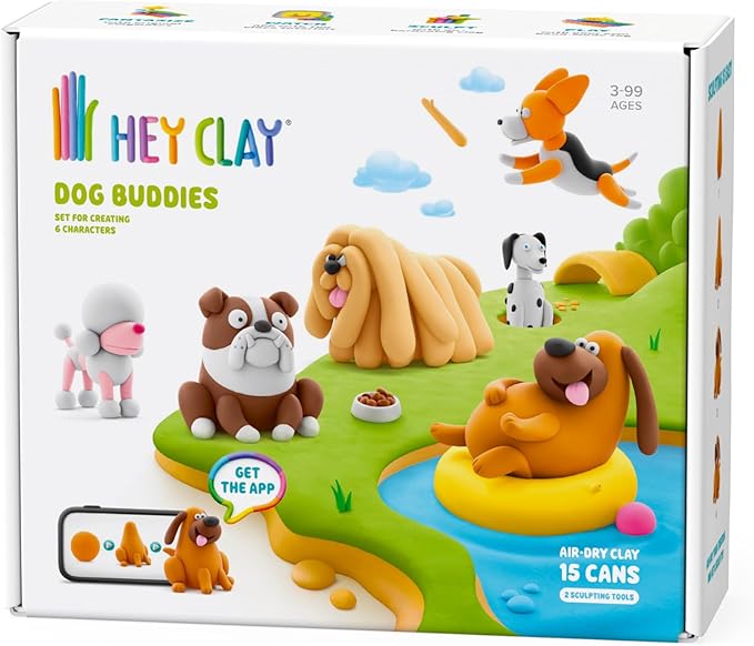 Hey Clay - Dog Buddies | Fat Brain Toy Co