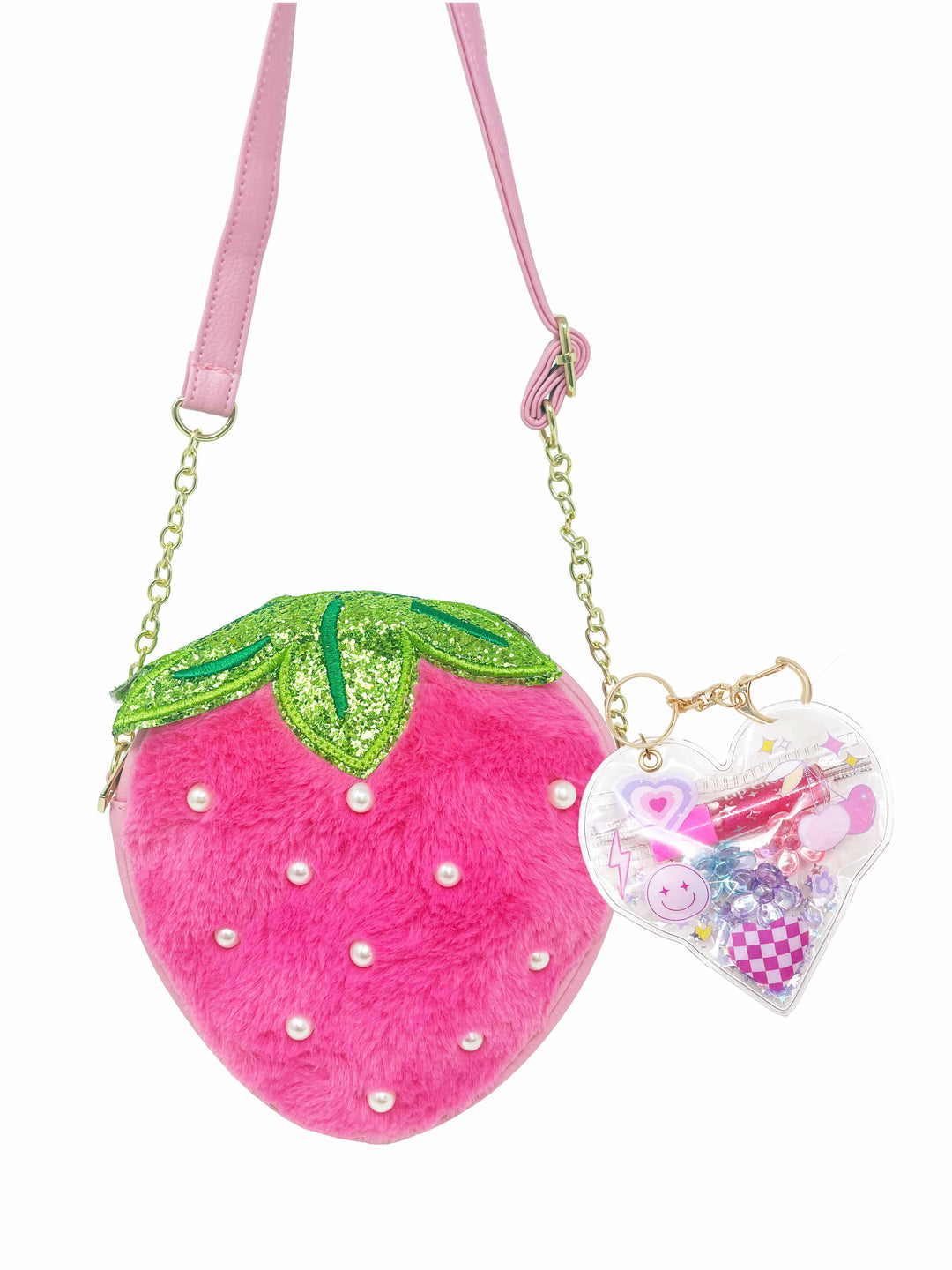 Sweet Heart Crossbody, Strawberry | Hot Focus