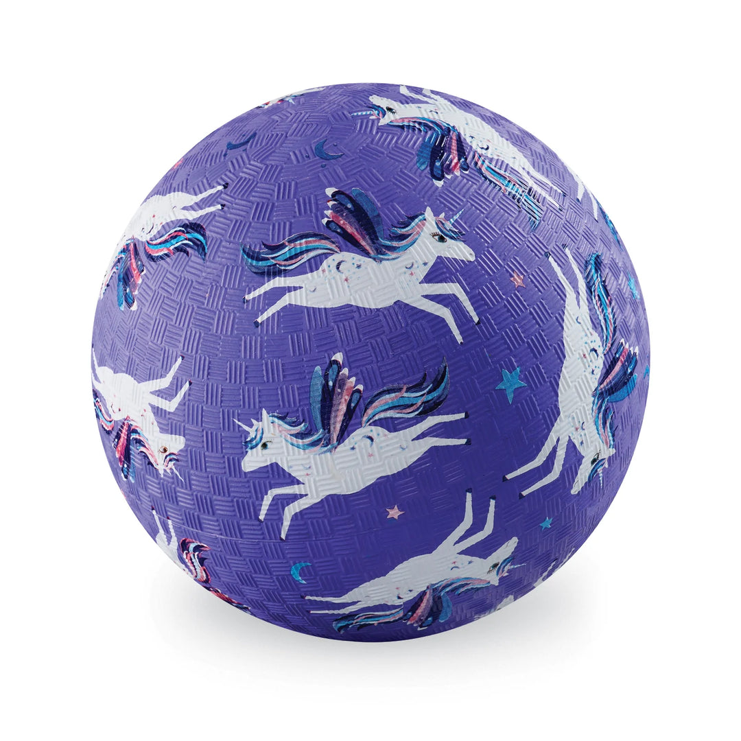 7" Purple Unicorn Playground Ball | Crocodile Creek