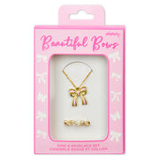 Beautiful Bows Ring and Necklace Set | iScream