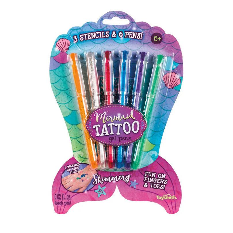 Mermaid Tattoo Gel Pens | Toysmith