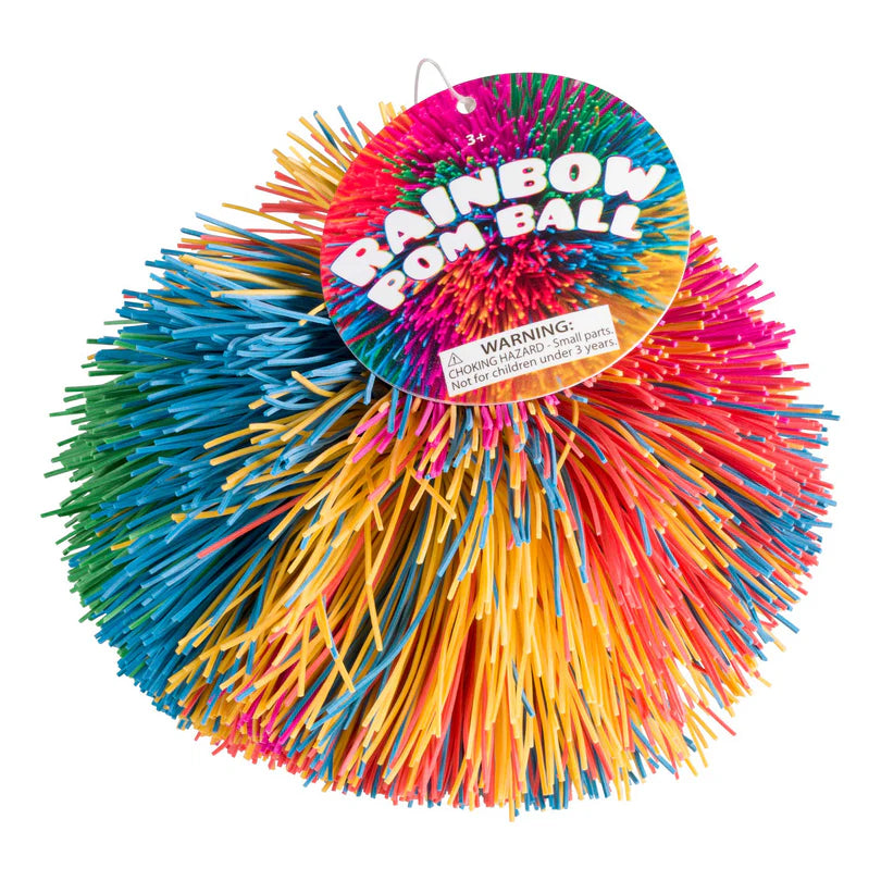 Rainbow Pom Ball | Toysmith