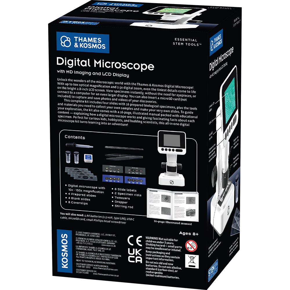 Digital Microscope with HD Imaging and LCD Display | Thames & Kosmos - LOCAL PICKUP ONLY