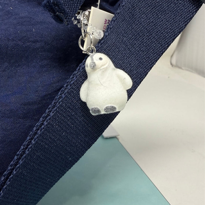 Mini Penguin Flocked Keychain | Rainbow Unicorn Birthday Surprise