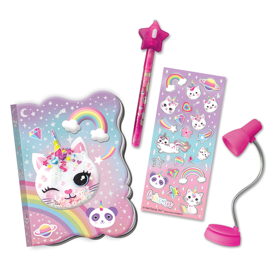 Girl's Secret Journal Fun - Caticorn | Hot Focus