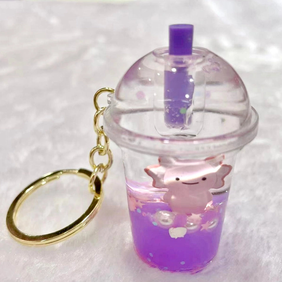 Axolotl Floaty Key Charm