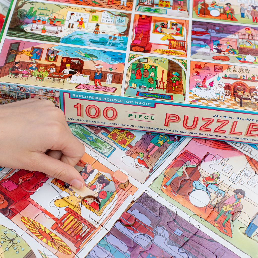 Explorers School of Magic 100 Piece Puzzle| eeboo