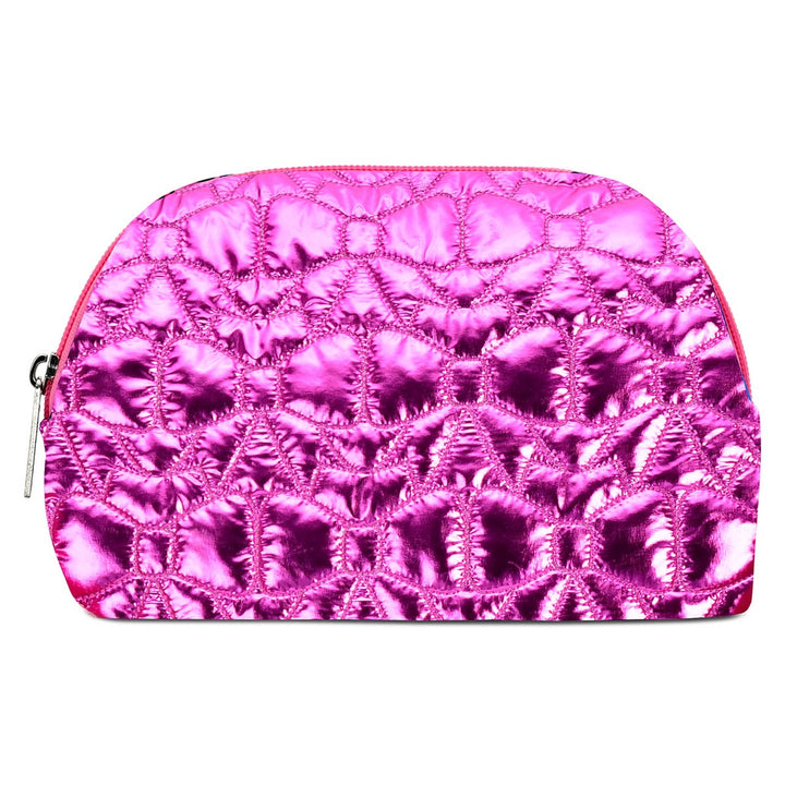 Shining Bows Quilted Oval Cosmetic Bag | iScream