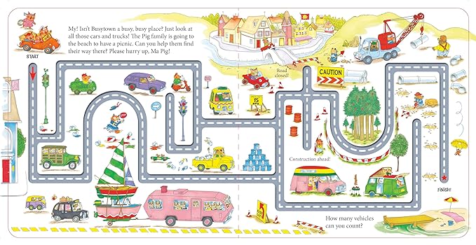 Richard Scarry's Cars and Trucks Touch & Trace