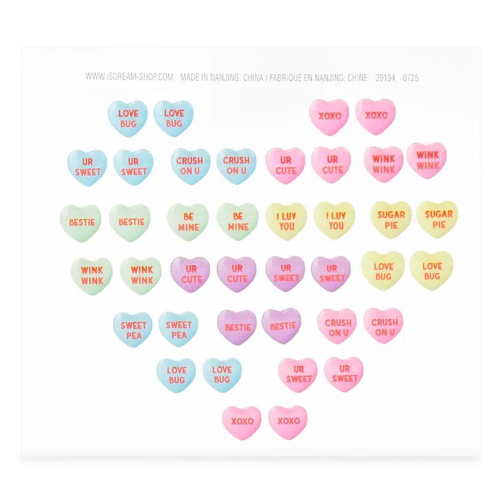 Sweethearts Stick-on Earrings | iScream