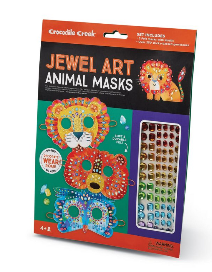 Jewel Art Masks - Animal Masks | Crocodile Creek