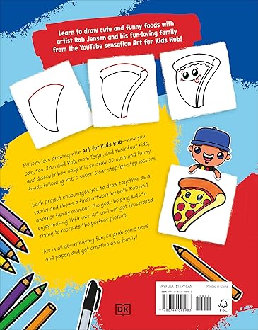 Draw with Art for Kids Hub: Cute and Funny Foods