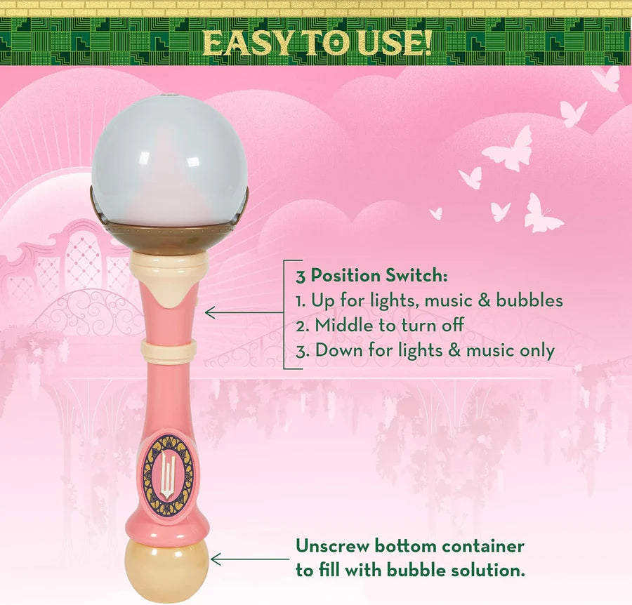 Wicked Glinda Lights & Sounds Bubble Wand | Little Kids - LOCAL PICK UP ONLY