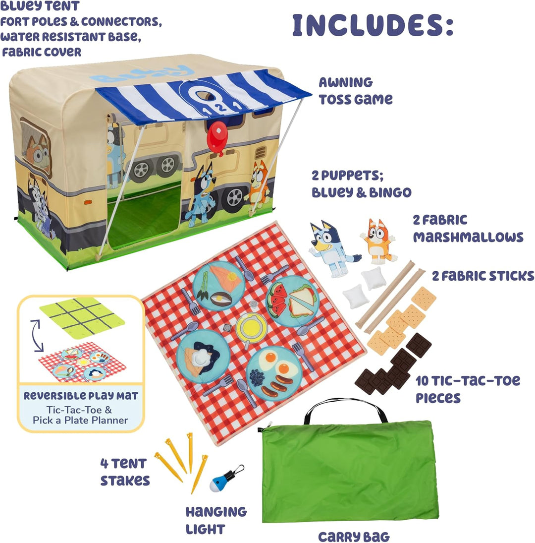 Bluey Camping Activity Fort | Little Kids - LOCAL PICK UP ONLY