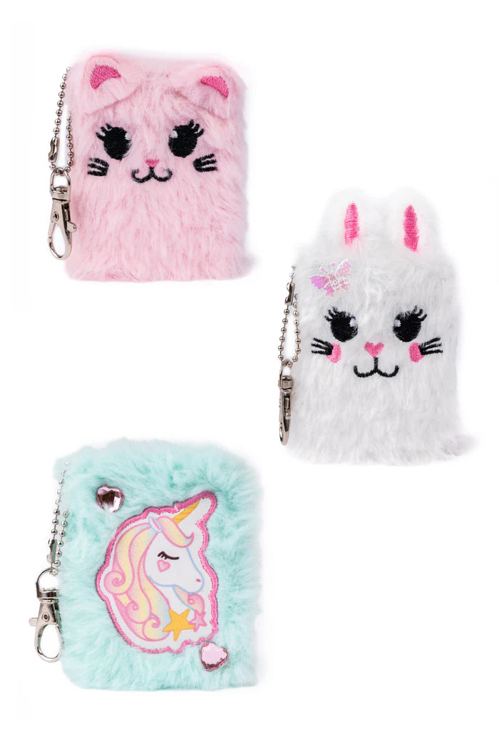 Mini Furry Friends Keychain Journals | Great Pretenders