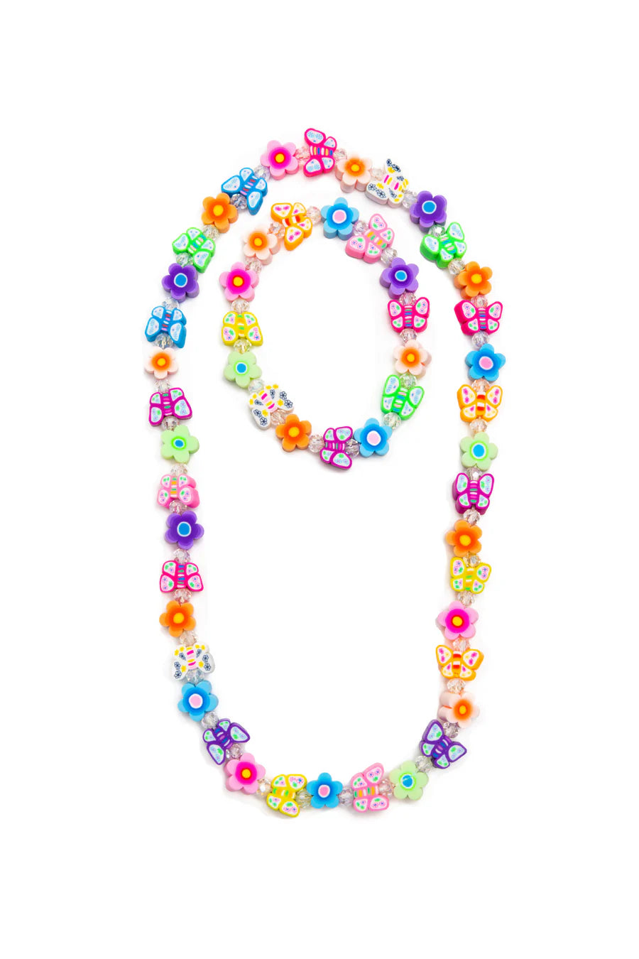 Flutter Flowers Necklace & Bracelet Set | Great Pretenders