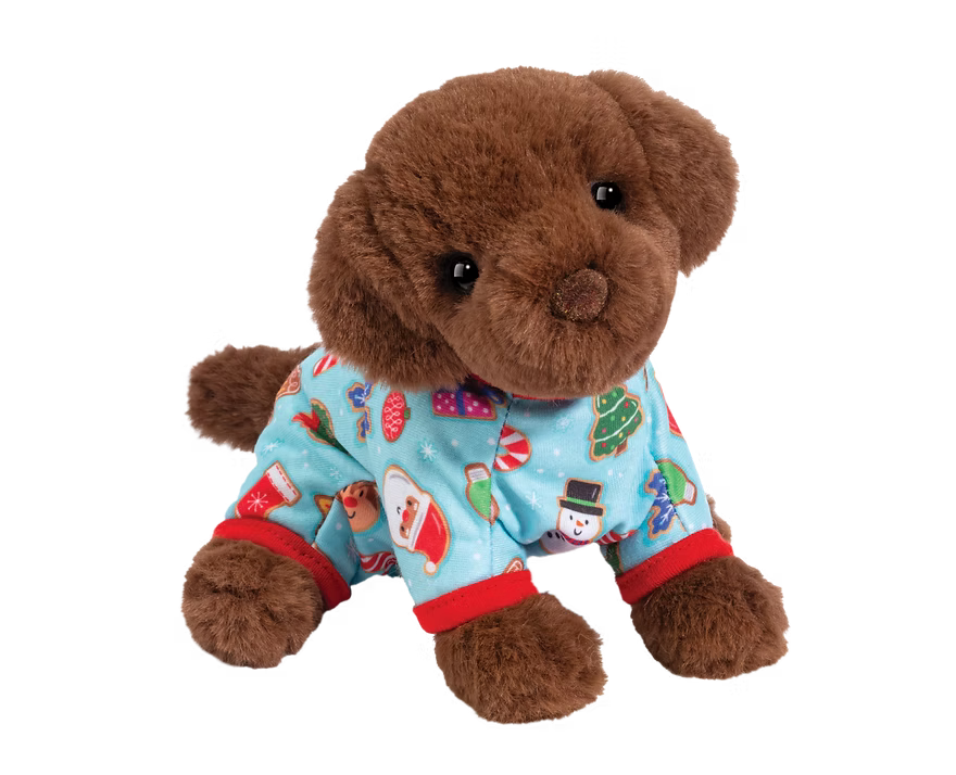 Holiday PJ Chocolate Lab | Douglas