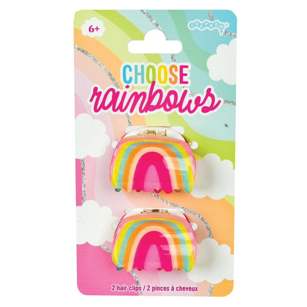 Rainbow Hair Clips | iScream