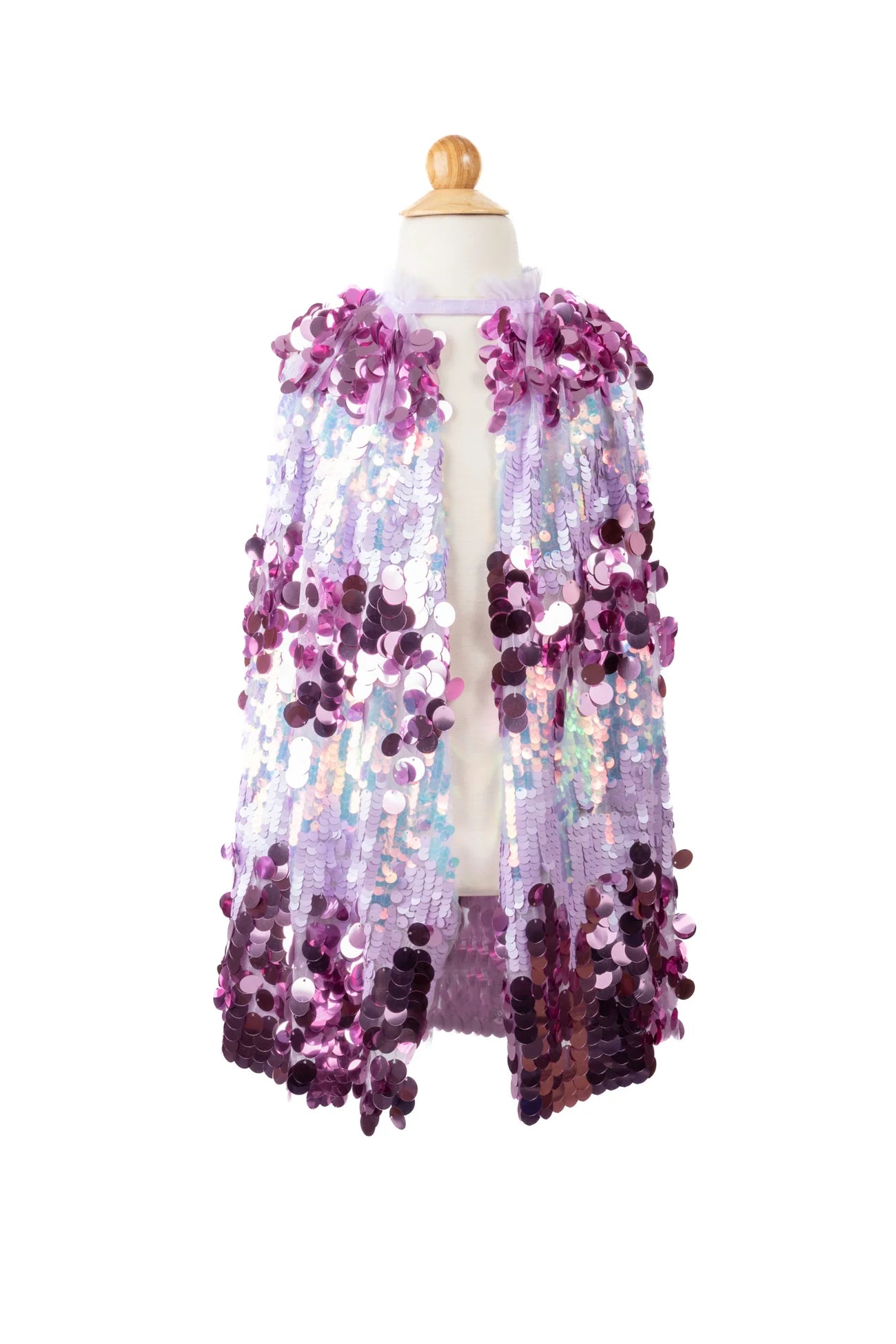 The 5th Avenue Purple Pailette Cape, Size 4-6 | Great Pretenders