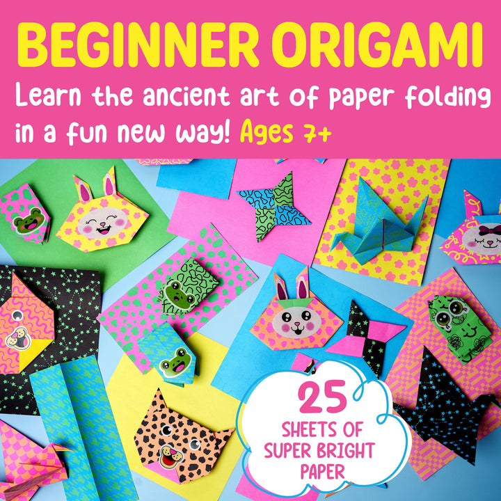 Neon Origami Mini Kit | Creativity for Kids