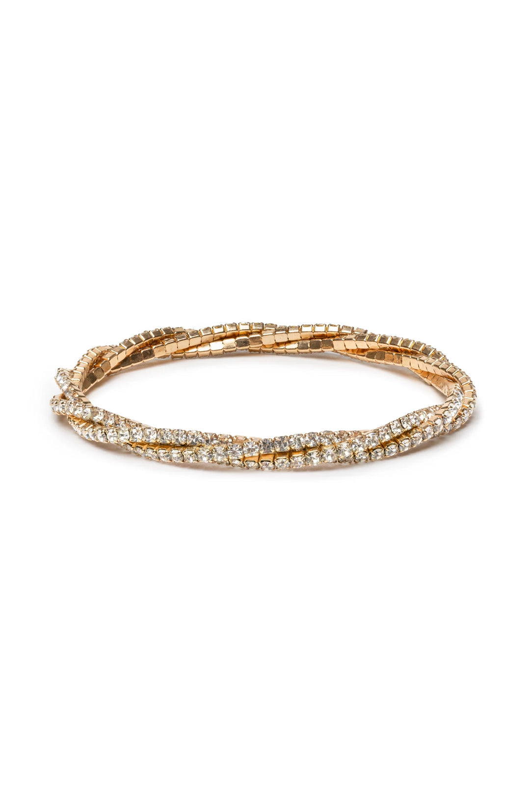 Boutique Diamante Twist Bracelet | Great Pretenders