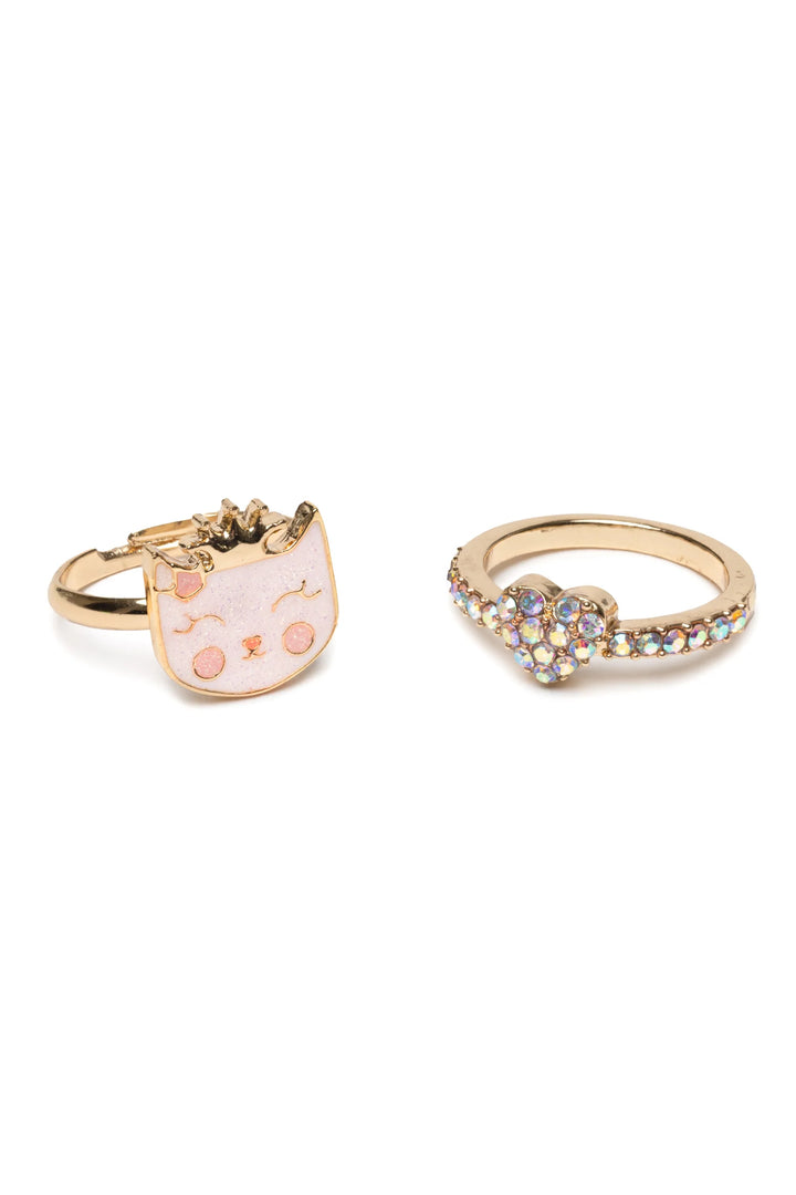 Boutique Kitty Love Ring 2 PC Set | Great Pretenders