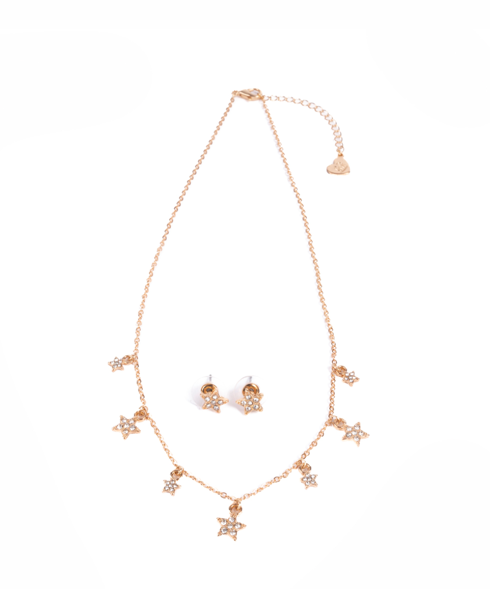 Boutique Chic Rising Star Necklace & Earrings | Great Pretenders