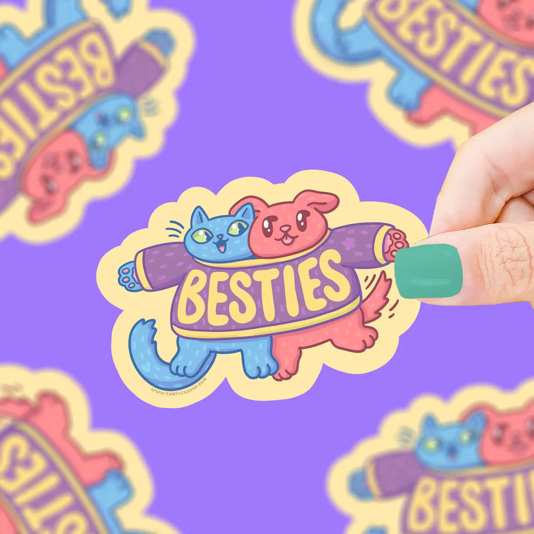Besties Vinyl Sticker | Turtle's Soup