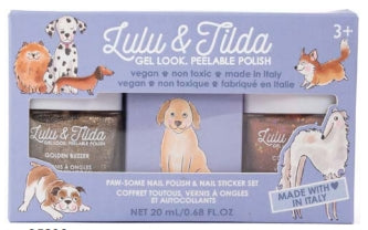 Paw-some Nail Polish and Nail Sticker Set | Great Pretenders