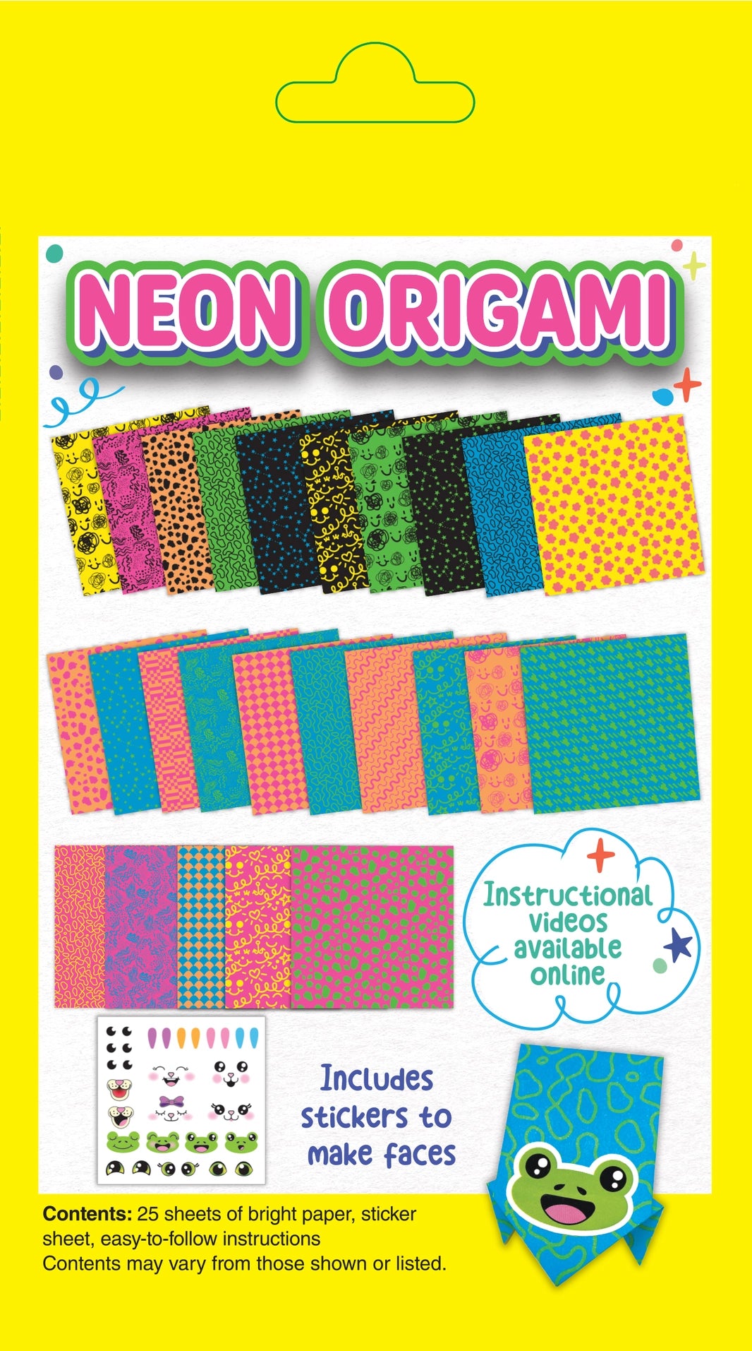 Neon Origami Mini Kit | Creativity for Kids