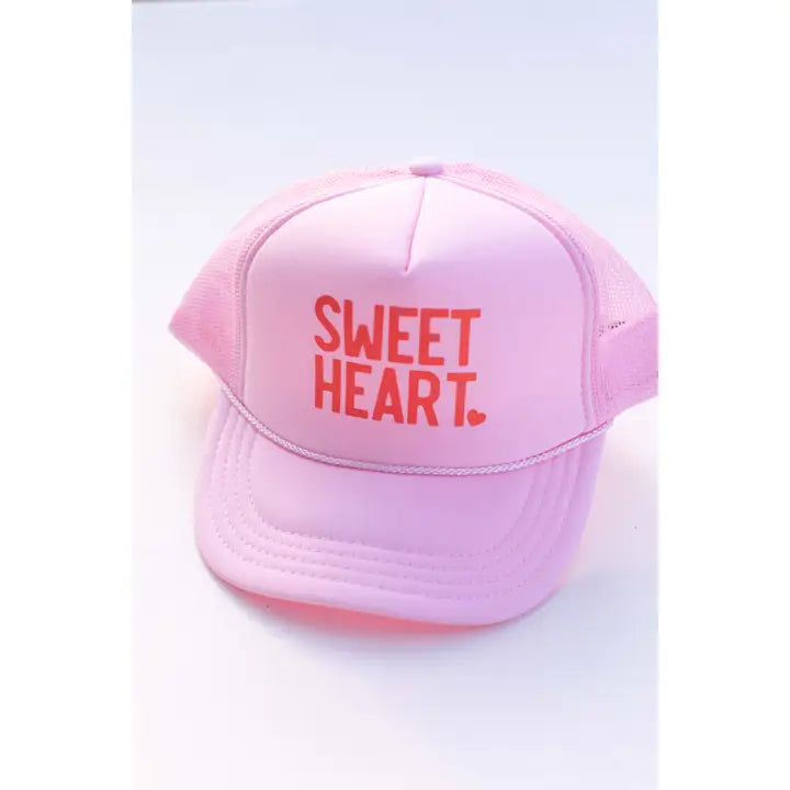 Kids Valentine's Sweetheart Trucker Hat