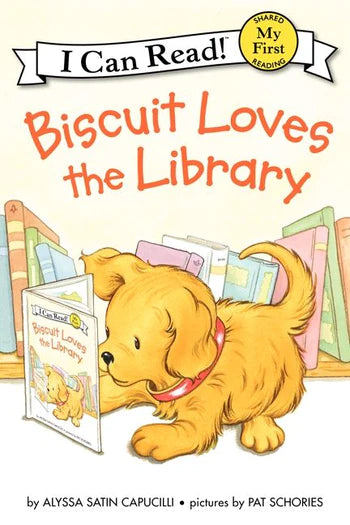 cover art of biscuit loves the library