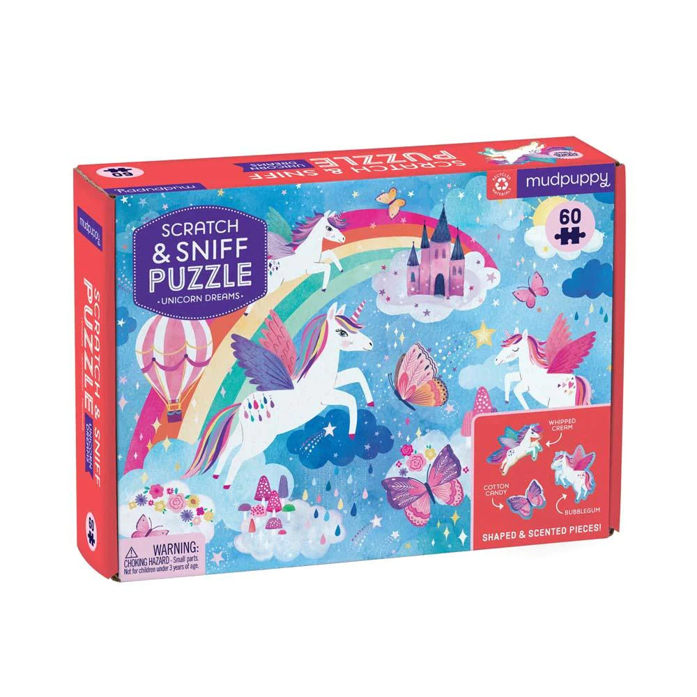 Scratch and Sniff Puzzle - Unicorn Dreams - 50 pieces