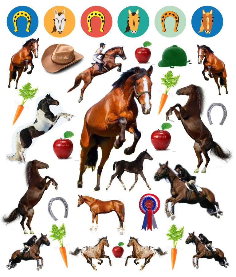 Eyelike Stickers: Horses