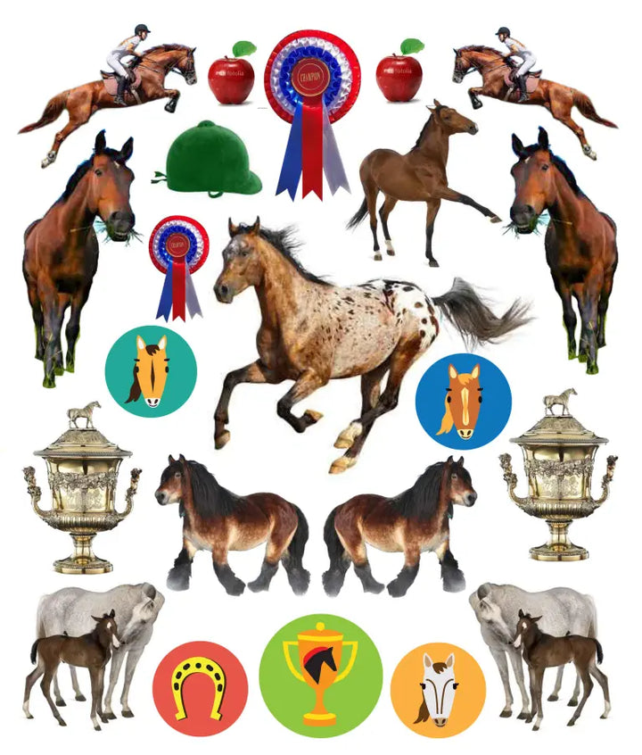 Eyelike Stickers: Horses