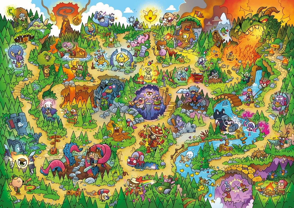 Jamie Smart’s Hero Slam Jigsaw Puzzle: 200 pieces | Laurence King