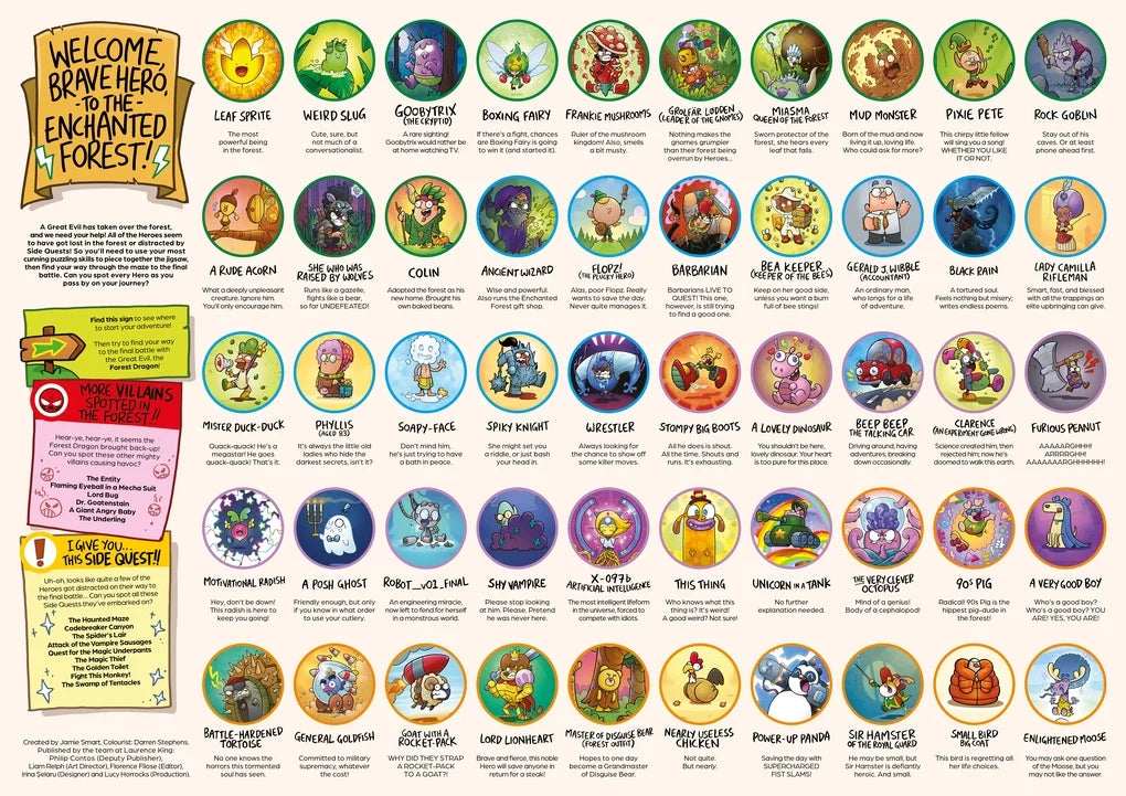 Jamie Smart’s Hero Slam Jigsaw Puzzle: 200 pieces | Laurence King