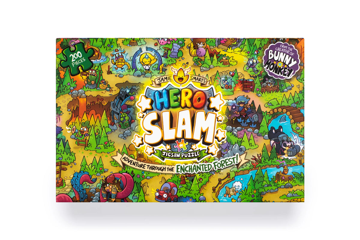 Jamie Smart’s Hero Slam Jigsaw Puzzle: 200 pieces | Laurence King