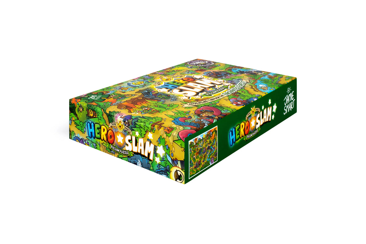Jamie Smart’s Hero Slam Jigsaw Puzzle: 200 pieces | Laurence King