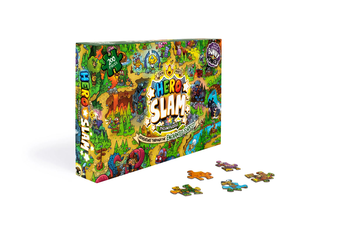 Jamie Smart’s Hero Slam Jigsaw Puzzle: 200 pieces | Laurence King