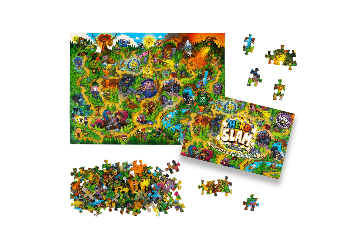 Jamie Smart’s Hero Slam Jigsaw Puzzle: 200 pieces | Laurence King