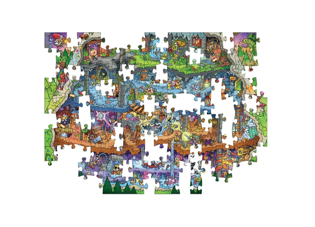 Jamie Smart's Hero Slam Jigsaw Puzzle: Inside the Temple of the Cat Demon | Laurence King