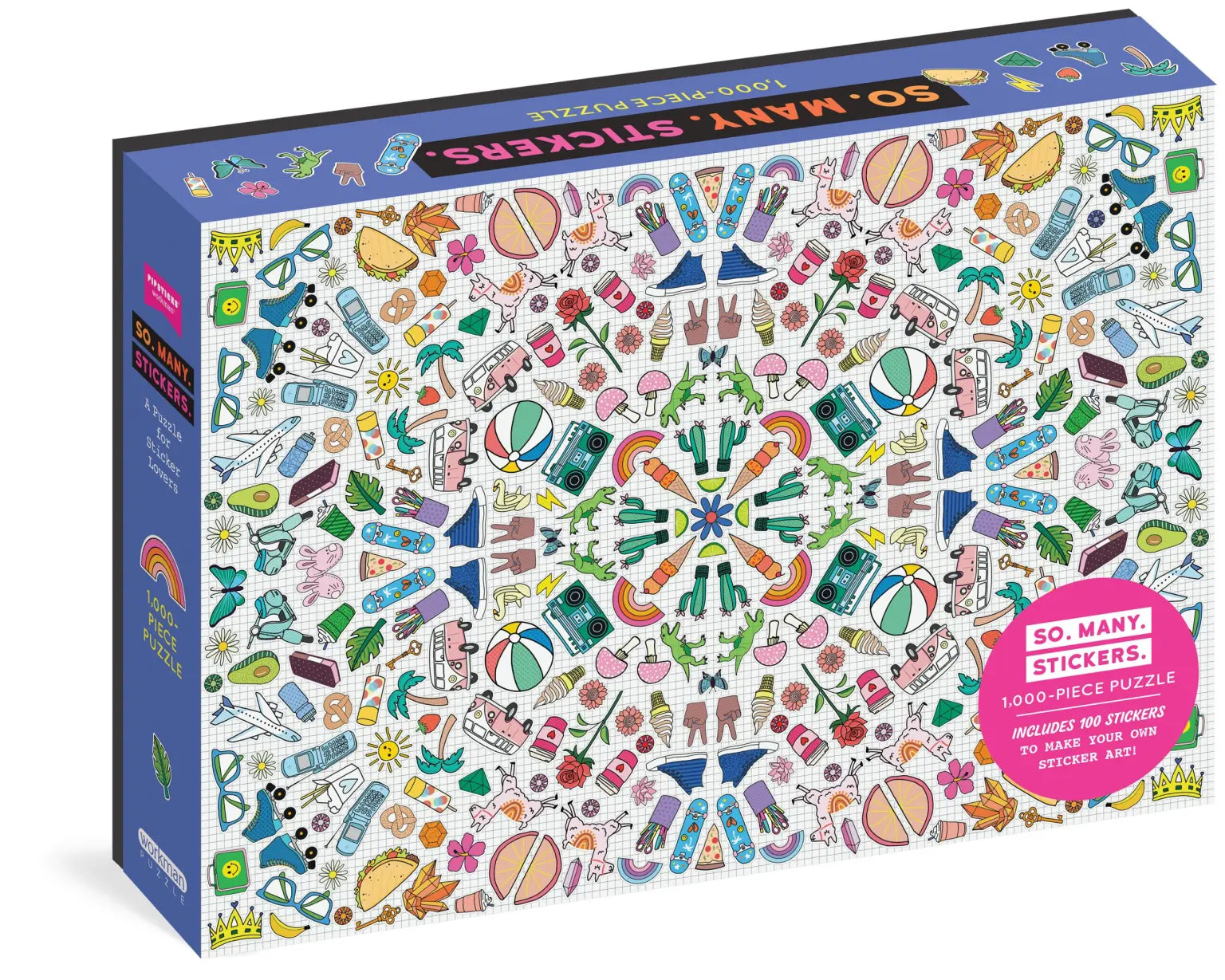 So. Many. Stickers. Puzzle. 1000 Pieces