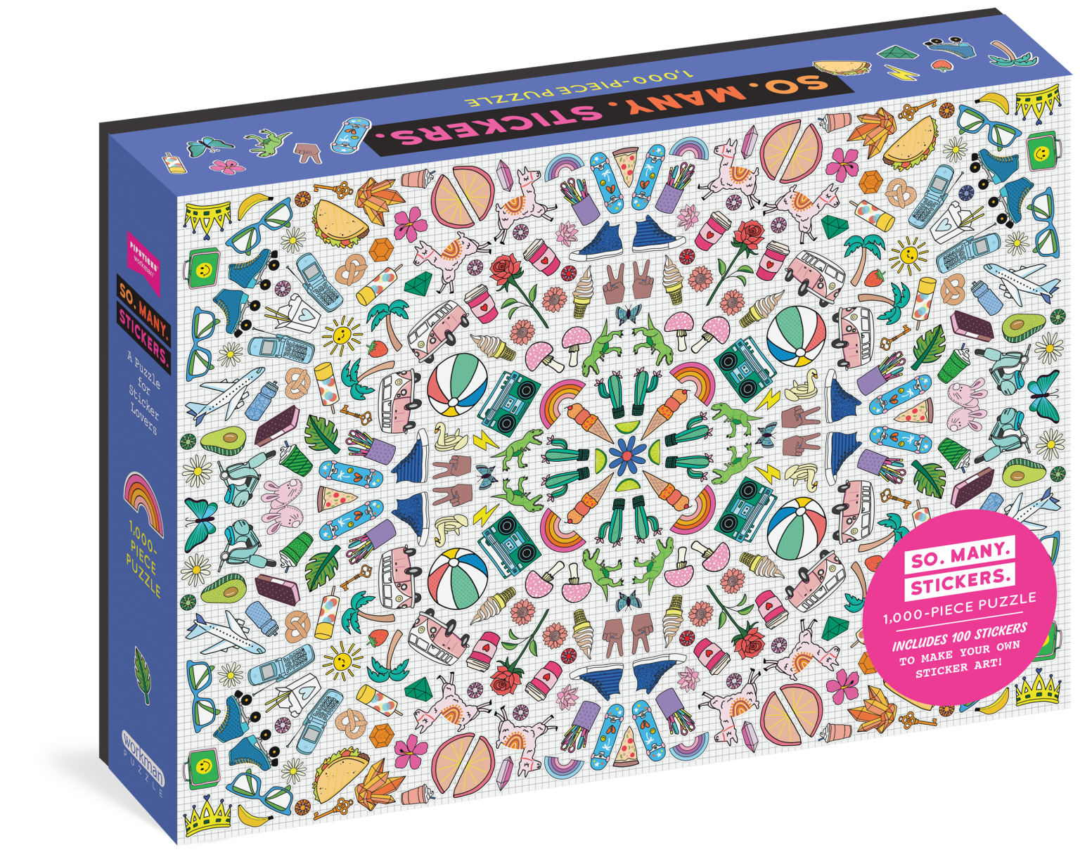 So. Many. Stickers. Puzzle. 1000 Pieces
