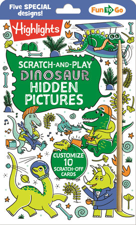 Scratch-and-Play Dinosaur Hidden Pictures | Highlights